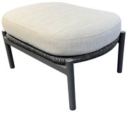 Arezzo voetenbank antraciet