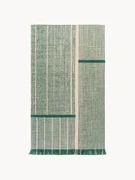 Laagpolig vloerkleed Monochrome met franjes, design Folkform