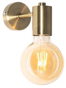 Industriële wandlamp brons 13cm - Facil