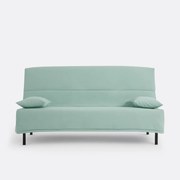 Clic-clac slaapbank schuim HR35 15 cm, 18 latten, Derek