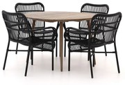 Intenso Parma/ROUGH-K ø 115cm dining tuinset 5-delig