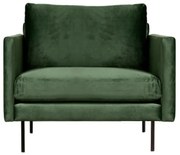 Fauteuil - Violet - velours Brunei groen 45