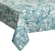 Atmosphera jungle Anti-Vlek Tafelkleed - Groen - Polyester - Afwerking met Zoom - Geschikt voor 1/2-persoonsbed - Onderhoud op 30°C