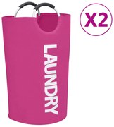 vidaXL Wassorteerders 2 st roze