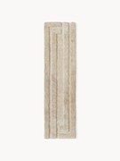 Pluizige hoogpolige loper Genève met verhoogde hoog-laag structuur