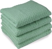 Handdoek Popcorn Collectie – 4 stuks – 70×140 – groen