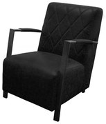 Fauteuil - Isabella - leer Colorado antraciet 01