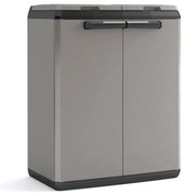 Keter Recyclingkast Split Basic 85 cm grijs en zwart