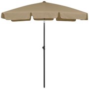 vidaXL Strandparasol 180x120 cm taupe