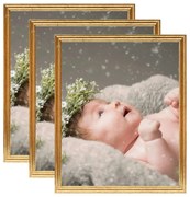 vidaXL Fotolijsten 3 st voor wand 50x60 cm MDF wit