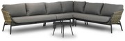 Hoek loungeset 5 personen Aluminium/wicker Taupe  Coco Nathan/Enchante