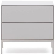Kave Home Vedrana Design Nachtkastje Wit Met Lades - 60x40x55cm.