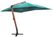 vidaXL Zweefparasol Melia 300x400 cm groen