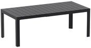 Siesta Exclusive Tuintafel - Atlantic Mediuim - Zwart - Uitschuifbaar 140/210 cm - Siesta Exclusive