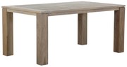 Dining Tuintafel rechthoekig 165 x 100 cm Teak Old teak greywash Brighton