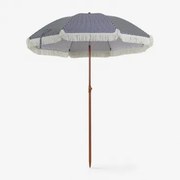 Miska Ø175 Cm Parasol Van Stof En Staal Wit - Marineblauw - Sklum