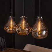 Druppel Hanglamp Gebogen Glas