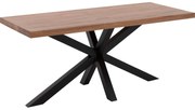 Goossens Eettafel Blade, Strak blad 180 x 90 cm 6 cm dik