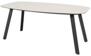 Manolo dining tuintafel printed ceramic 180x95xH75 cm antraciet Taste 4SO