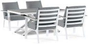 Loungeset tuin 4 personen Aluminium Wit  Lifestyle Garden Furniture Palazzo