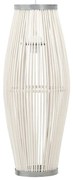 vidaXL Hanglamp ovaal 40 W E27 23x55 cm wilgen wit