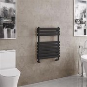 Eastbrook Tunstall dubbele handdoekradiator 60x80cm 742W zwart mat