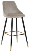 Richmond Interiors Imani Velvet Barkruk Khaki