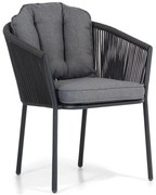 Tuinstoel stapelbaar Rope Grijs-antraciet Santika Novita