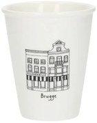 Gevel mok, Brugge, porselein, 200 ml