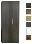 Sanicare kolomkast met luxe chromen greep 67x160x32cm schots-eiken