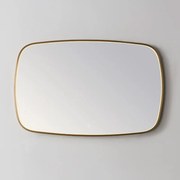 Lambini Designs Calera spiegel 100cm met dimbare verlichting goud geborsteld