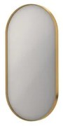 INK SP20 Spiegel - 40x4x80cm - ovaal - in stalen kader - aluminium Mat goud 8408952