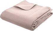 Atmosphera Bedsprei Dolce 240x260 + 2 kussens 60x60 - Oud Roze - Dubbelzijdig - Sierlijk patroon