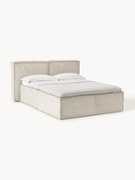 Corduroy boxspring bed Lennon