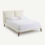 2-persoons bed van katoen/linnen, Aurore, ontwerp Emmanuel Gallina