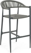 Barstoel Rope Grijs-antraciet De Laan Granada