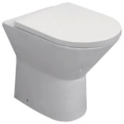 Eastbrook Croxley Comfort randloos staand toilet met vortex spoeling wit glans