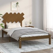 vidaXL Bedframe massief hout honingbruin 100x200 cm