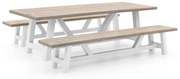 Picknickset Bellagio | 8 personen | Tuinset teakhout | 3-delig | Kees Smit Tuinmeubelen