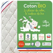 Babymatras in mousse, bio katoen