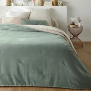 Gematelasseerde beddensprei in fluweelkatoen, Velvet