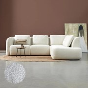 PEPP Interiors Cloud Hoekbank Met Ronde Vormen Ottoman Rechts Beige Ness 15