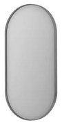 INK SP20 Spiegel - 40x4x80cm - ovaal - in stalen kader - aluminium rvs geborsteld 8408953