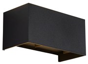 Buiten wandlamp zwart incl. LED 4-lichts IP54 - Edwin