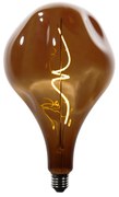 Set van 5 E27 dimbare LED lampen PS160 bruin 4W 120 lm 1800K