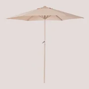 Parasol In Stof En Aluminium (ø235 Cm) Jaden Licht Make Up - Sklum