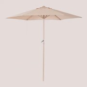 Parasol Ø235 Cm In Jaden-stof Licht Make Up - Sklum