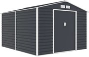 Lahti metalen gereedschapshuis 2,8 x 3,2 m Store Boss antraciet