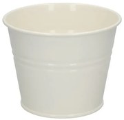 Bloempot, zink, offwhite,Ø 14 cm