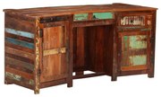 vidaXL Bureau 170x70x76 cm massief gerecycled hout